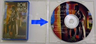 audiocassetta in CD con copertina CR