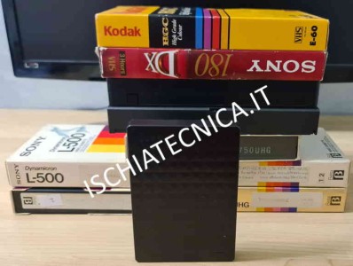 lavoro riversamento Betamax e VHS su hard disk