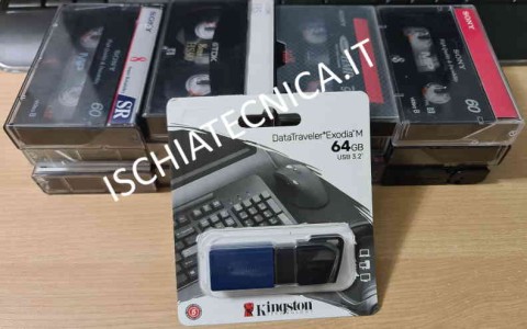 lavoro riversamento Video8 su chiavetta